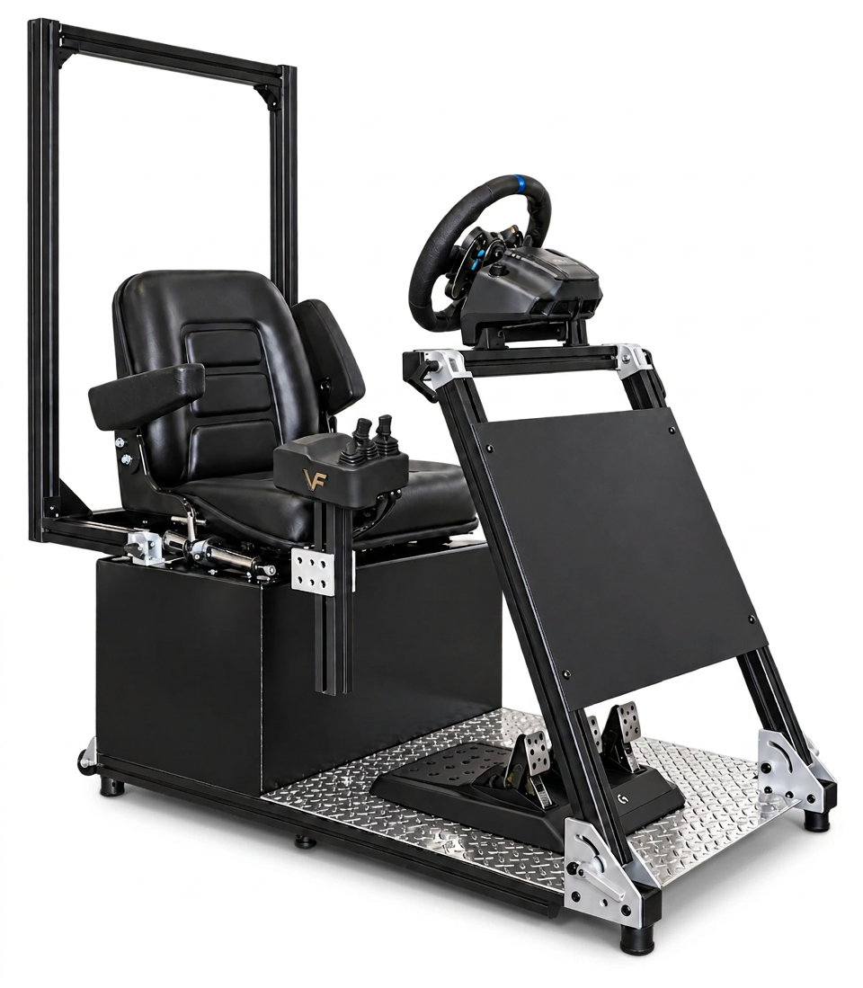 Classroom Standard simulator station with seat, steering wheel, pedals and fingertip controls